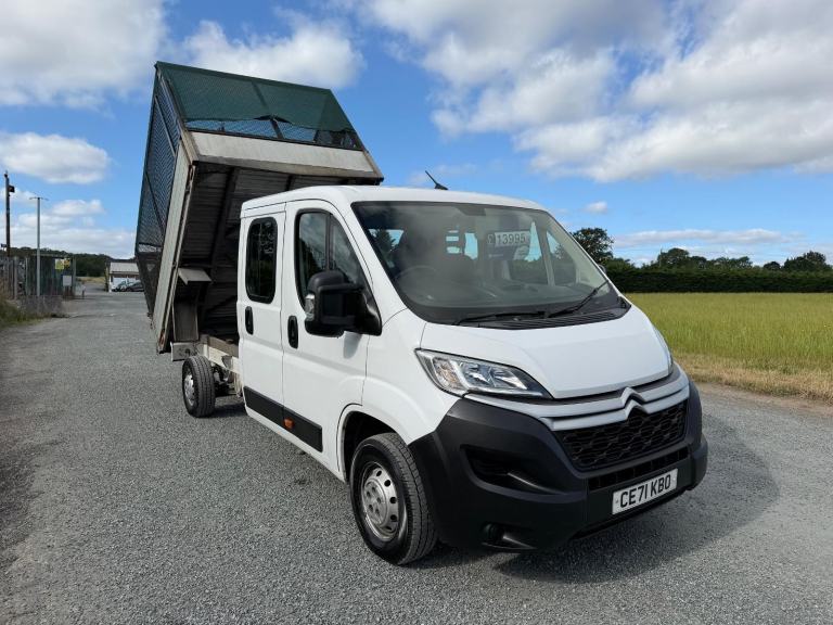 Citroen Relay 2.2 BlueHDi 35 X  Double Cab tipper cage Aircon 4dr Die... 2021/71