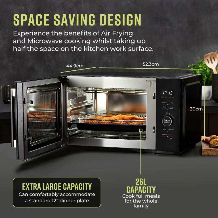 Tower 26L Microwave and Air-fryer 2 in 1