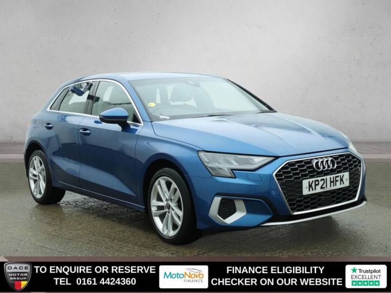 2021 Audi A3 1.0 TFSI 30 Sport Sportback 5dr Petrol S Tronic Euro 6 (s/s) (110 ps) Hatchback Petr...