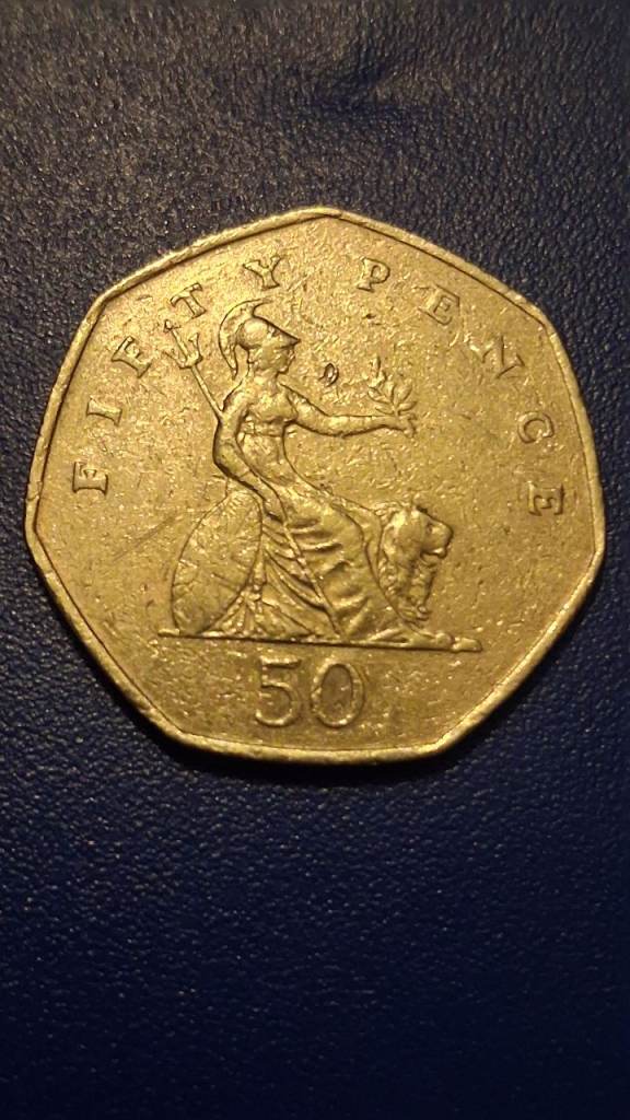 A 1998 Queen Elizabeth 11 50p Coin