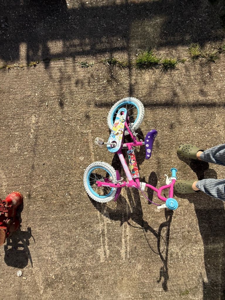 Pink bike 