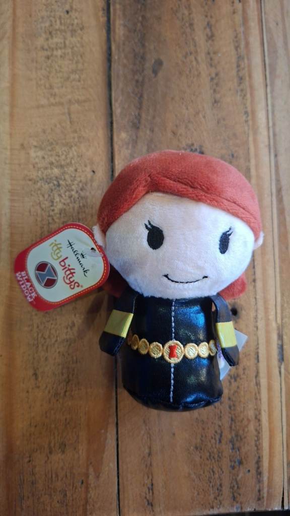 Hallmark Ittybitty 'Black Widow' Small Plush Teddy Bear