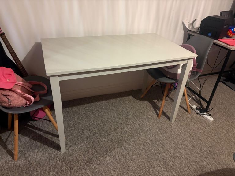 Grey Dining Table – Good Condition