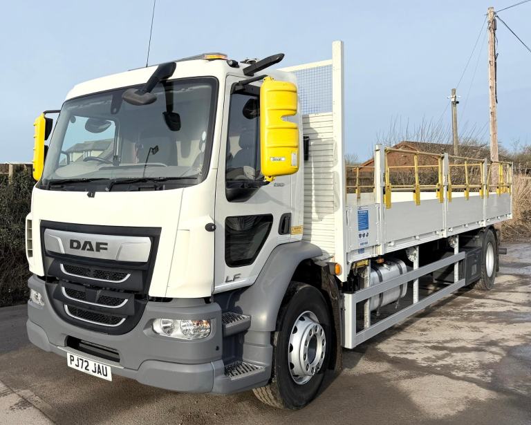 2023 DAF LF55.260 TRIPLE ALLOY DROPSIDE 3 SEAT CAB  95,000 MILES EURO-6 SCAFFOLD