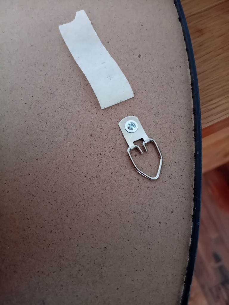 Arch shape mirror black frame