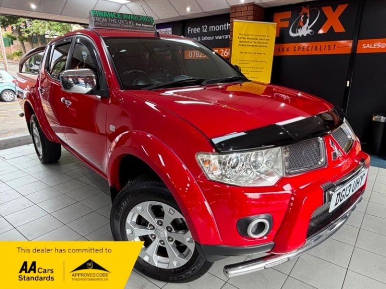 No VAT  13 reg Mitsubishi L200 2.5 DI-D 4X4 Barbarian double cab, rear cover