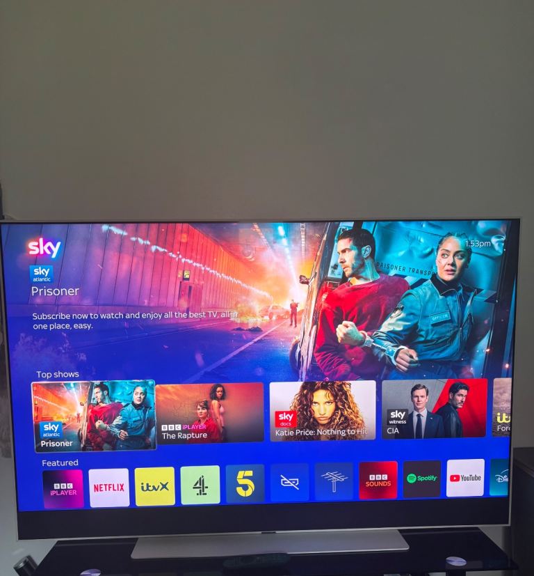  Sky Glass 65” 4K UHD Smart TV – Excellent Condition