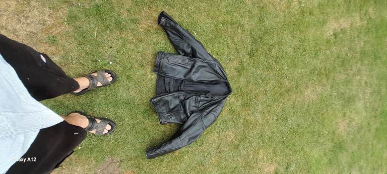 leather motorbike jacket in good condition