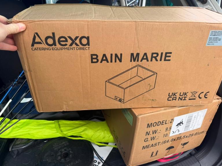 X 2  Brand New Bain Maries on the box never used 