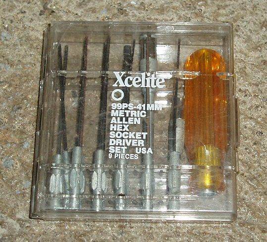 XCELITE METRIC ALLEN KEYS