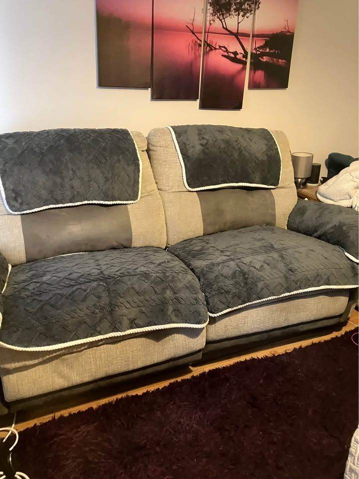 cosy sofa dark grey covers (please read full description ) 