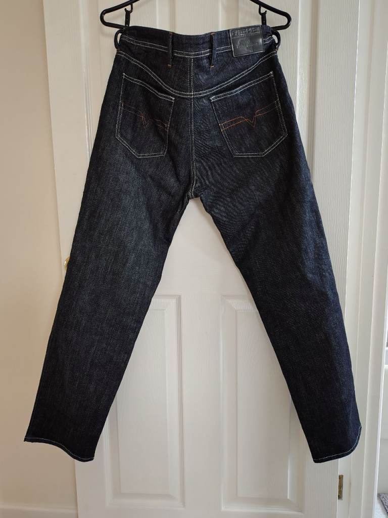 Motorcycle trousers.