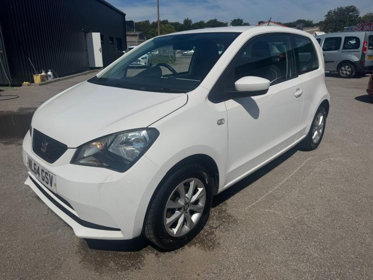2014 64 SEAT Mii 1.0 TOCA 3 DOOR IN WHITE.AMAZING VALUE.SOLD WITH A FULL MOT .