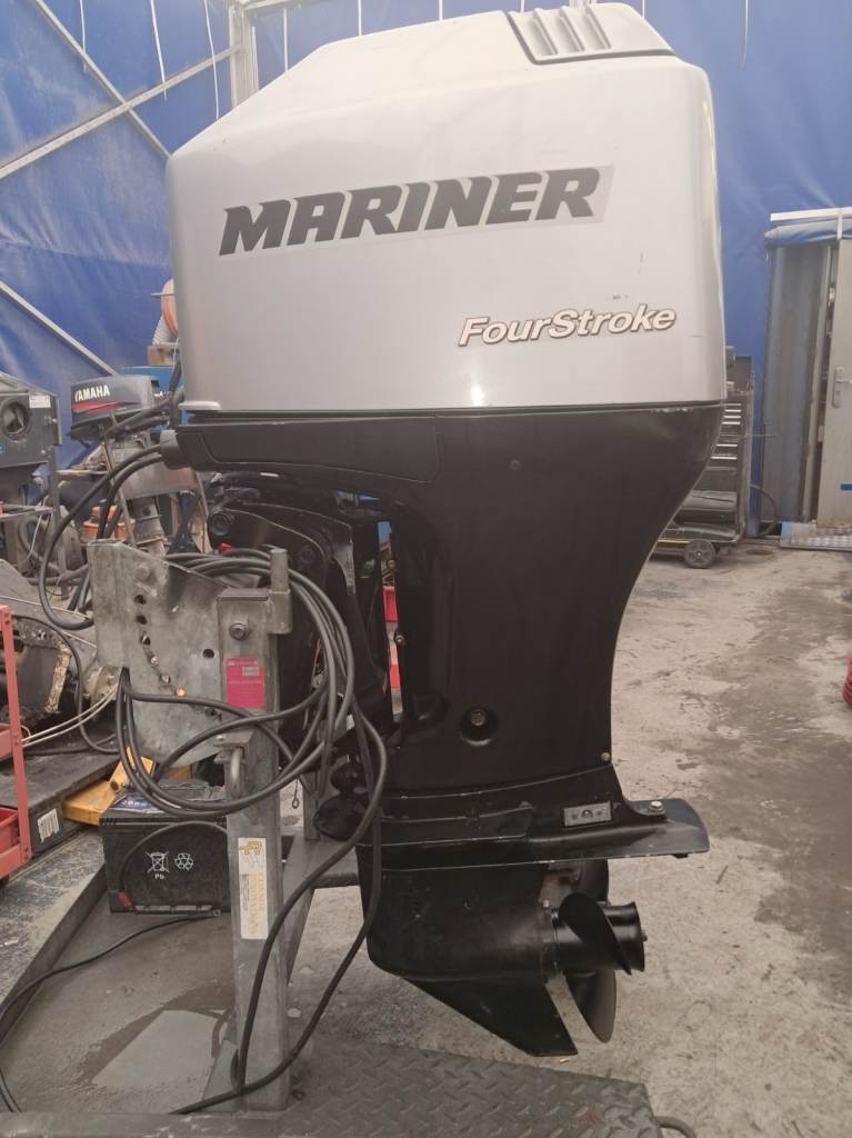Mariner 75 Four stroke, 2002, restored, in excellent mechanical condition.