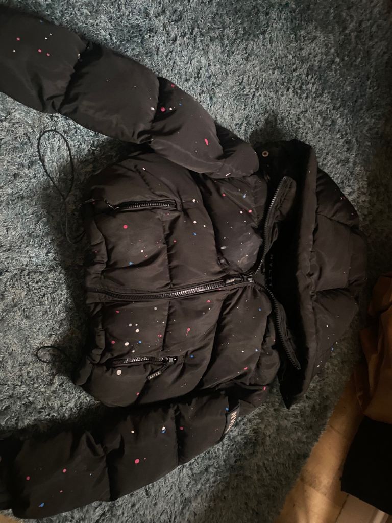 NVLTY Black Puffer Jacket Size 10 – Good Condition