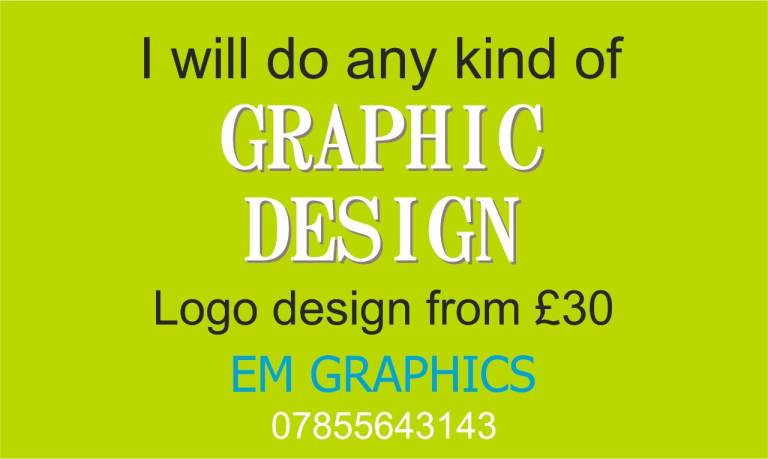 Graphic designer signboard design 
