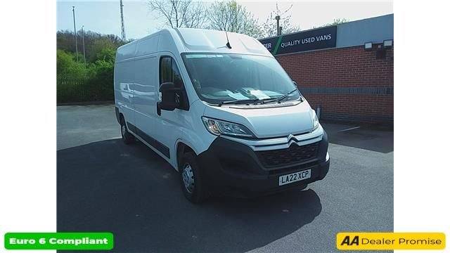 2022 Citroen Relay White 2.2 BlueHDi 35 Enterprise van, 37,800 miles, Euro 6, 6-speed manual,  Pa...