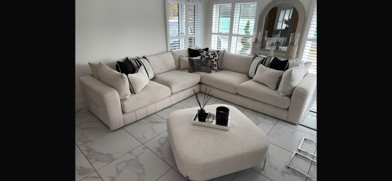 Sofology Westwood Corner Sofa + Footstool