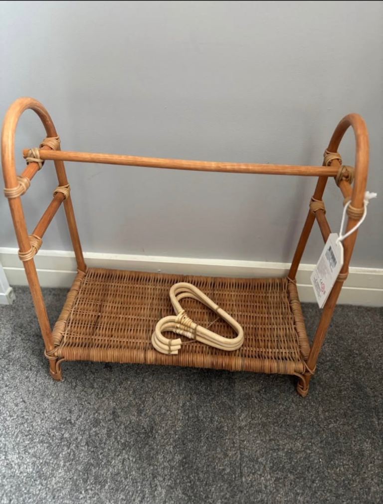 Olli Ella Dinkum Doll rattan clothes rail