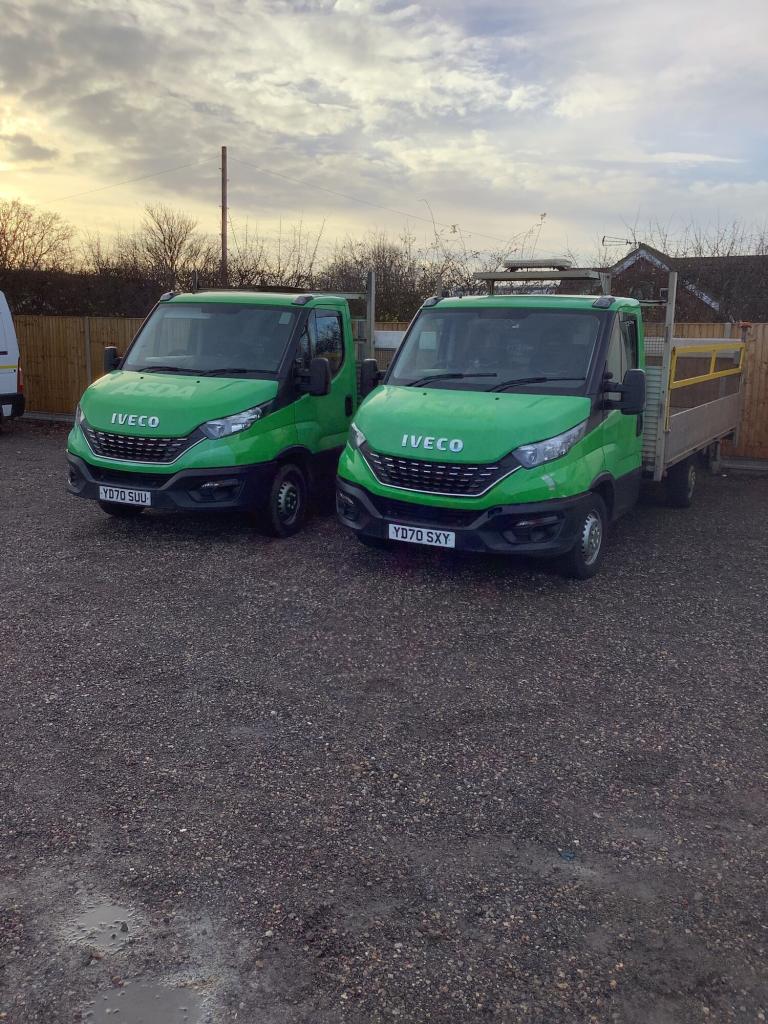 2020 Iveco Daily 2.3 pickup LWB drop side  tail lift automatic  CHASSIS CAB Diesel Automatic