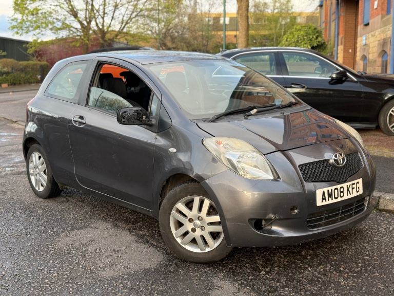 2008 Toyota Yaris TR 1.3 VVT-I 3dr Hatchback Grey - MOT Feb 27!