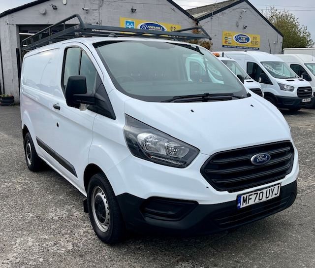 FORD TRANSIT CUSTOM 2.0 EcoBlue 105ps Low Roof Leader Van 2020 White