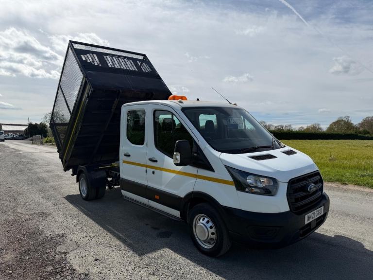 Ford Transit 2.0 350 EcoBlue Leader  Double Cab tipper cage 4dr Diese... 2021/21