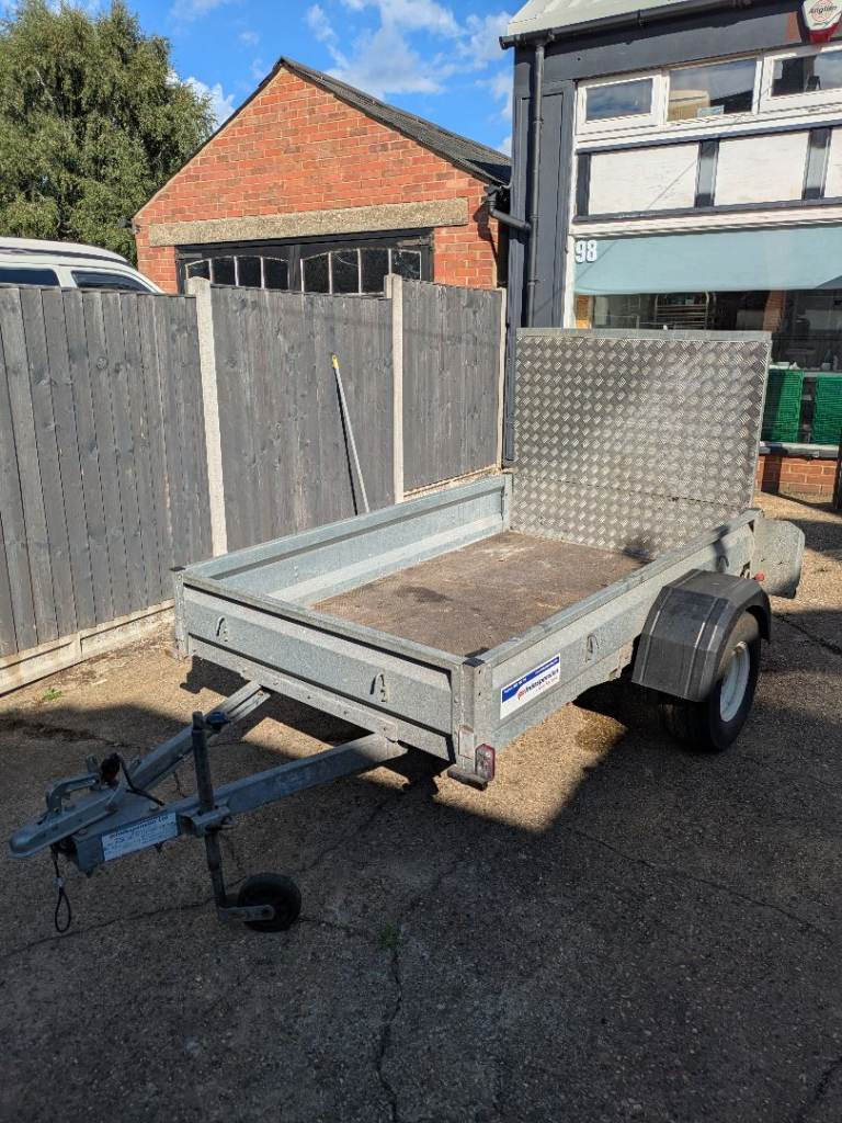 Indespension single axle ramp trailer 6'6 x 4'