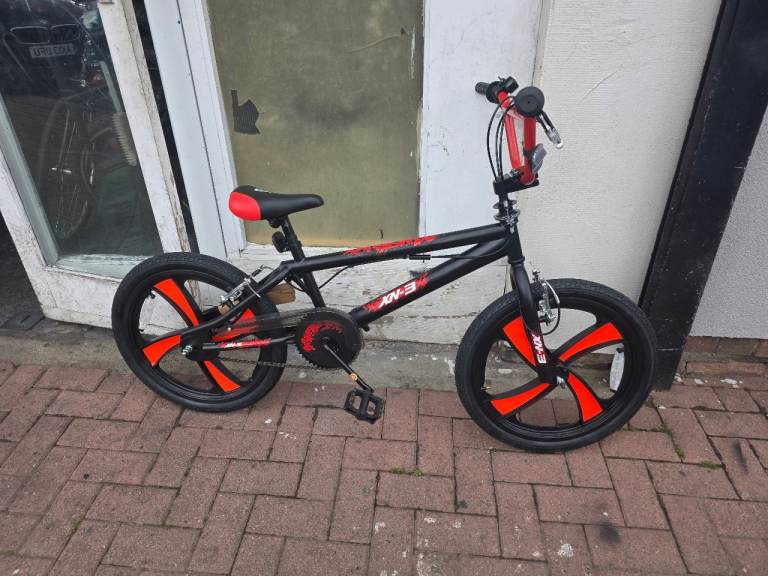 Brand new red bmx bike