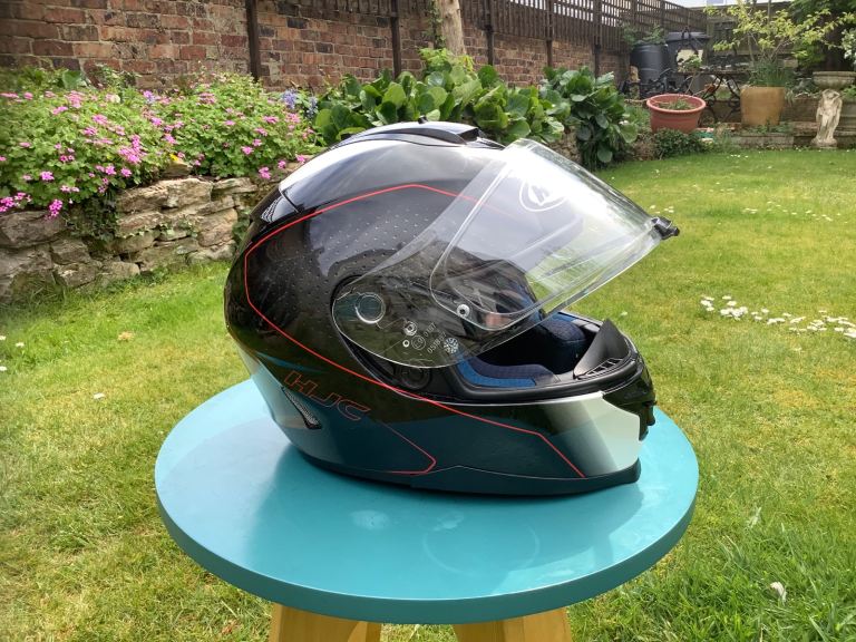 ⛑️ HJC IS-17 ARCUS MC1 MOTORCYCLE 🏍️ HELMET 🪖 BLACK/RED (SIZE M 58cm)