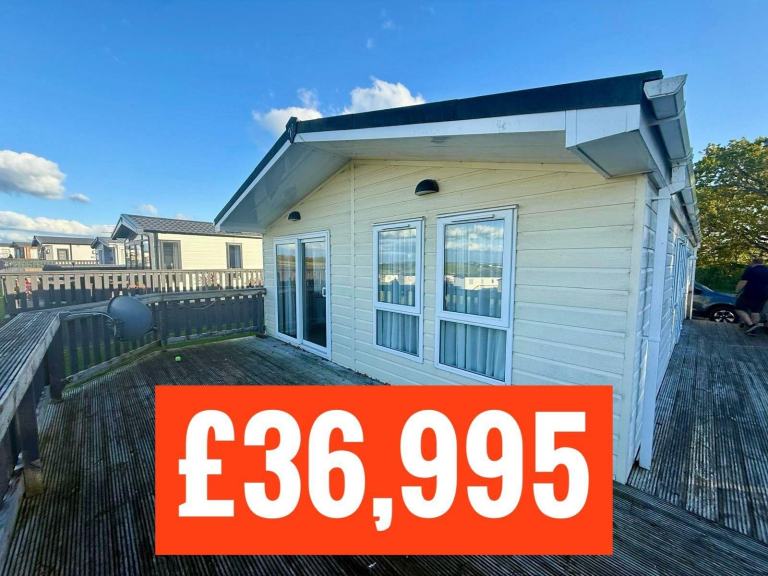 OFF SITE static caravan Scotland double glazed & heated 2bed Victory Evron Lodge