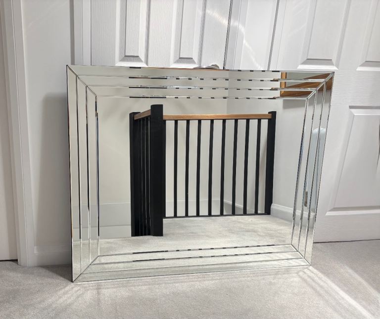 Gorgeous Large Silver Mirror - as good as new!