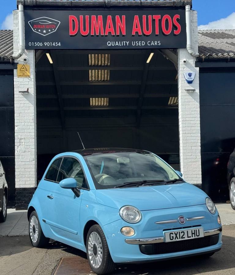 2012 Fiat 500 1.2 Lounge 3dr Dualogic [Start Stop] HATCHBACK PETROL Automatic