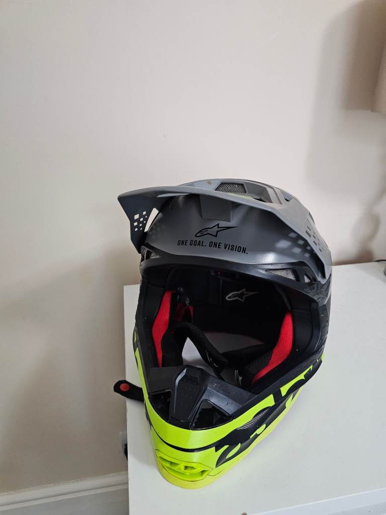 Alpinestars Supertech S-M8 Radium Black Grey Yellow Motocross 