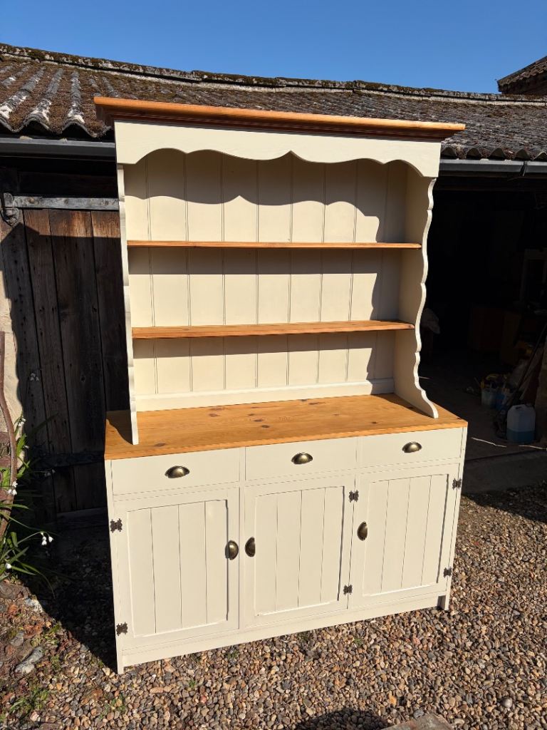 Cream and Pine Welsh Dresser