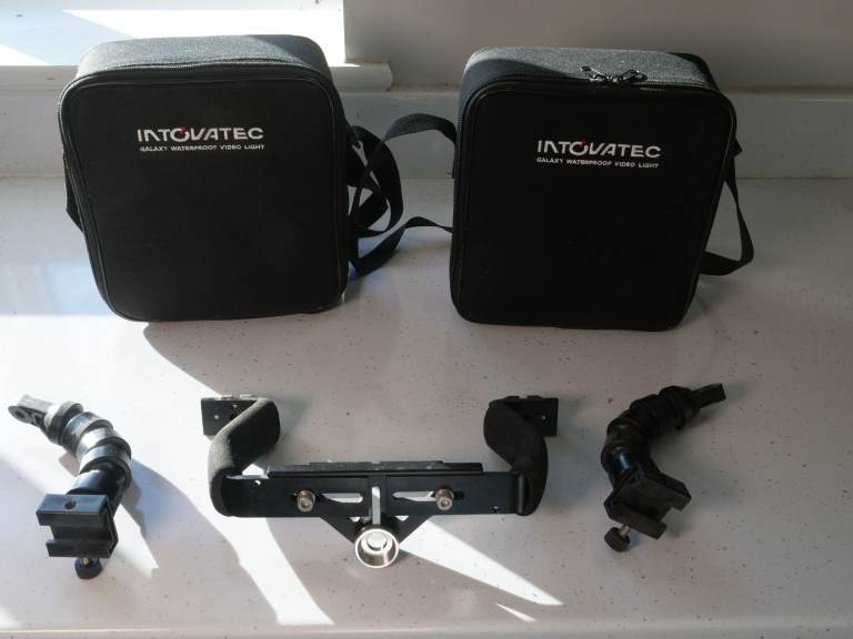 Pair of Intova/Tovatec Galaxy Underwater Video Lights
