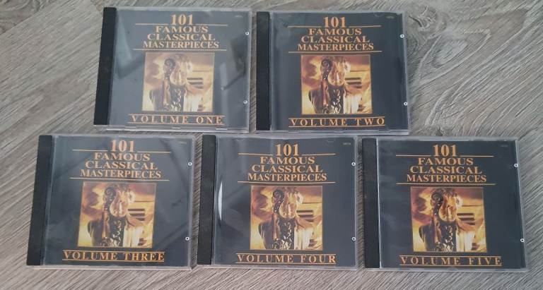 5 CDs 101 Famous Classical Masterpieces