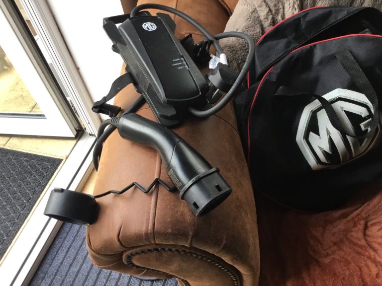 3 pin plug in EV charger. 