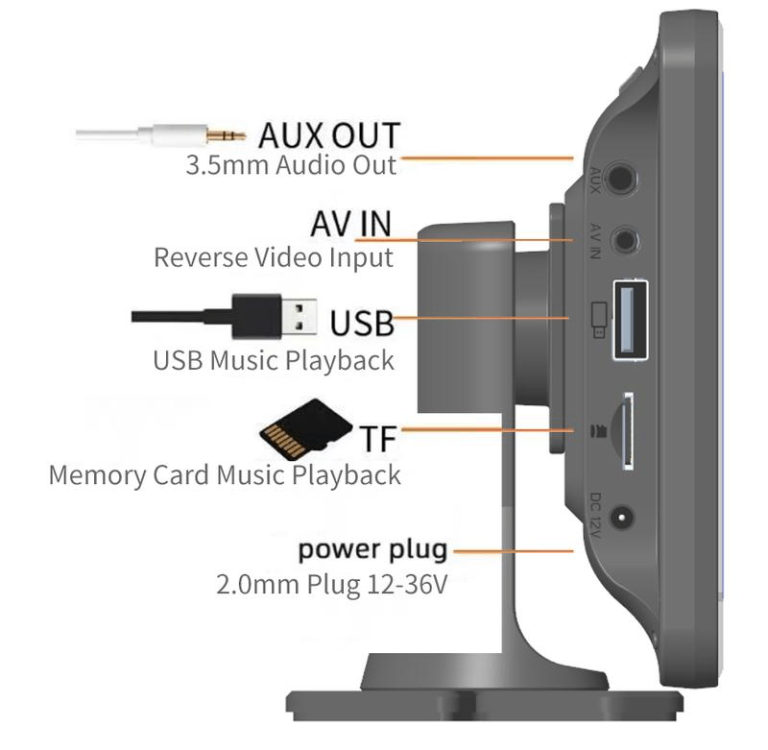 2026 Newest 7 inch Carplay IPS Touchscreen Wireless Portable Stereo  