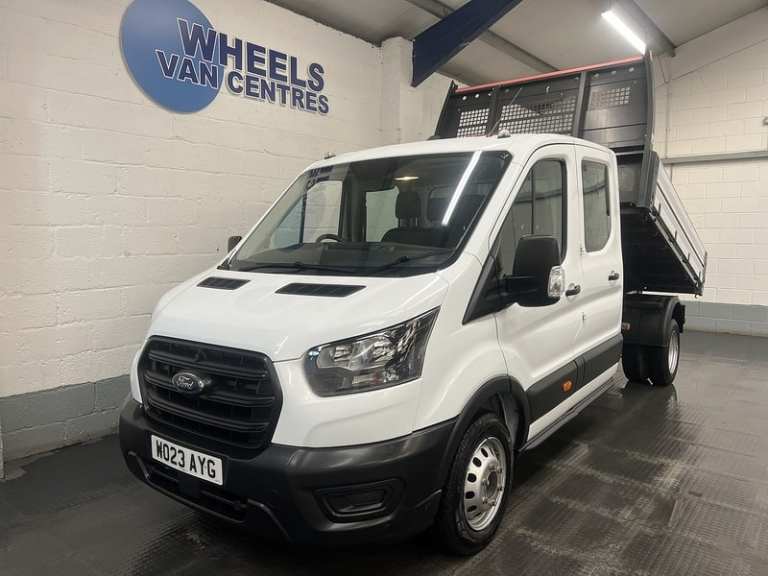 2023 Ford Transit 2.0 350 EcoBlue Leader Tipper Double Cab 4dr Diesel Manual RWD L3 Euro 6 (s Tip...