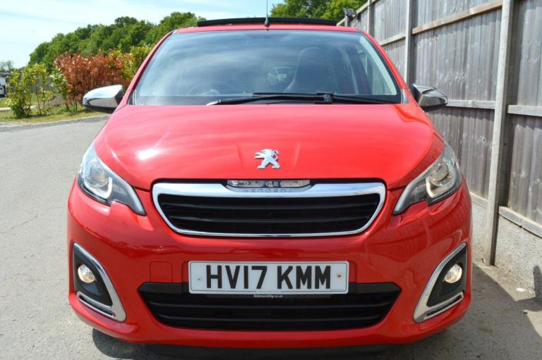 2017 Peugeot 108 1.2 PureTech Allure Top! Euro 6 5dr HATCHBACK Petrol Manual