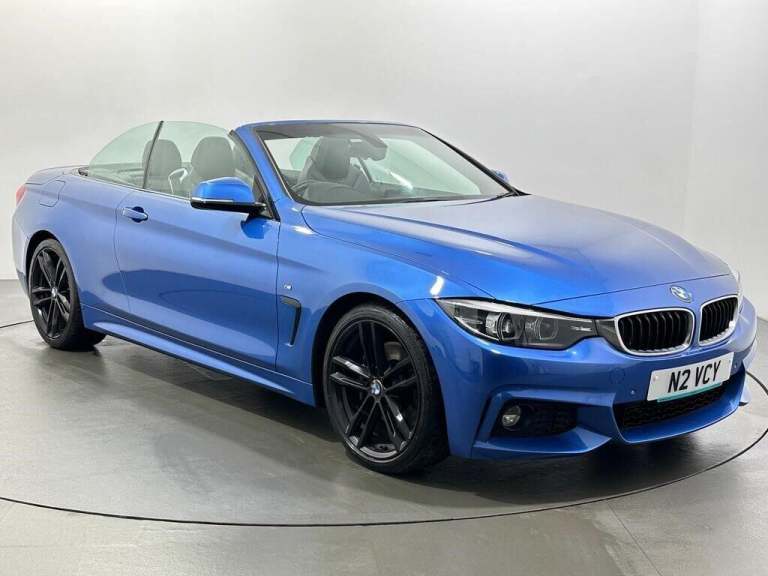 2018 BMW 4 Series 2.0 420d M Sport Auto Euro 6 (s/s) 2dr CONVERTIBLE Diesel Automatic