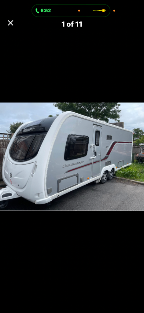 Swift caravan 645 mint condition plus lots of extras 