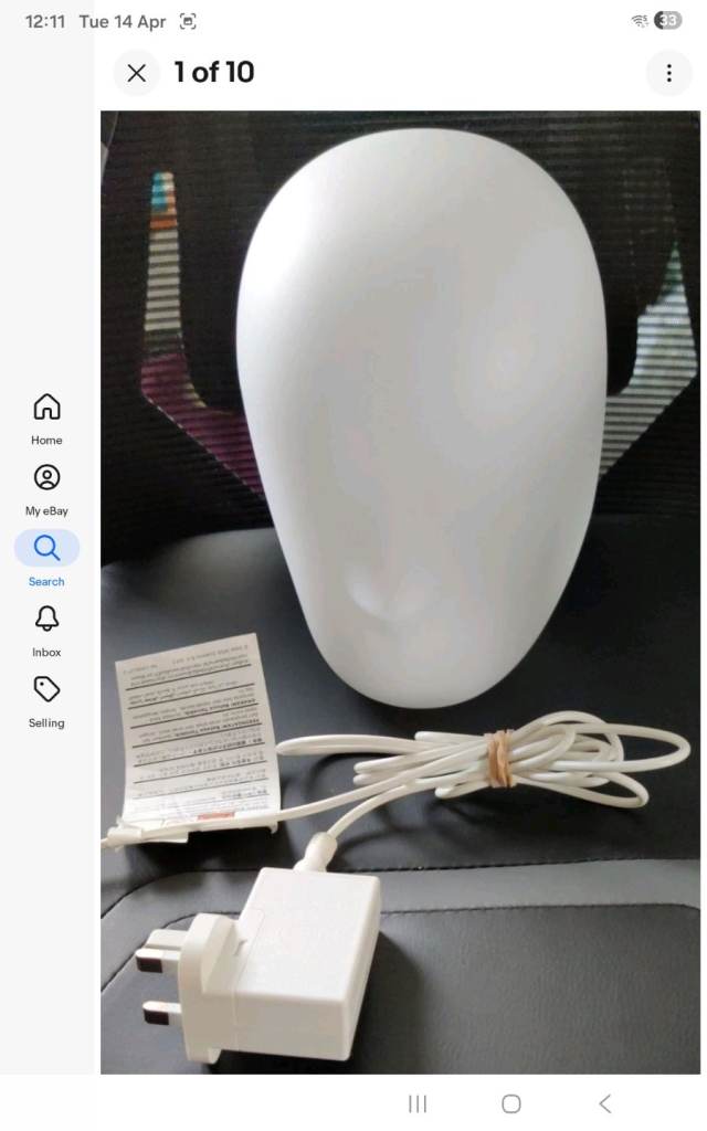 Mannequin light up full size male head dj prop with power supply 
