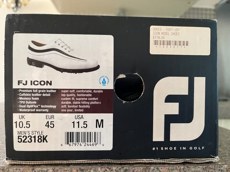 Footjoy Icons Size UK 10.5 Unused 