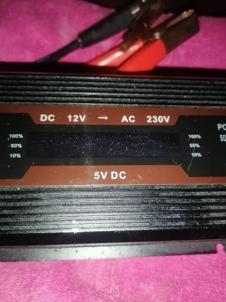 12volt 2000watt inverter makes 12 volts of motor engine into 240 volts