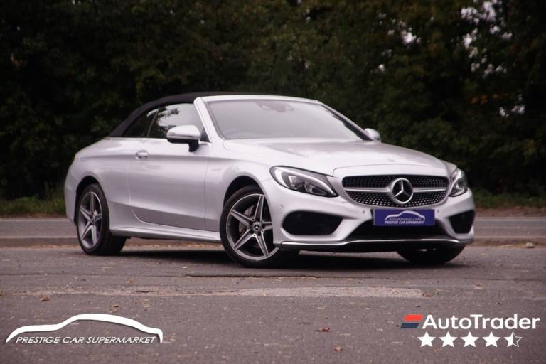 2018 Mercedes-Benz C Class 2.1 C220d AMG Line (Premium Plus) Cabriolet 2dr Diesel G-Tronic+ 4MATI...