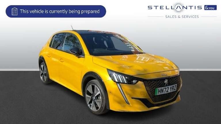 2022 Peugeot 208 50kWh GT Hatchback 5dr Electric Auto (7kW Charger) (136 ps) Hatchback Electric A...