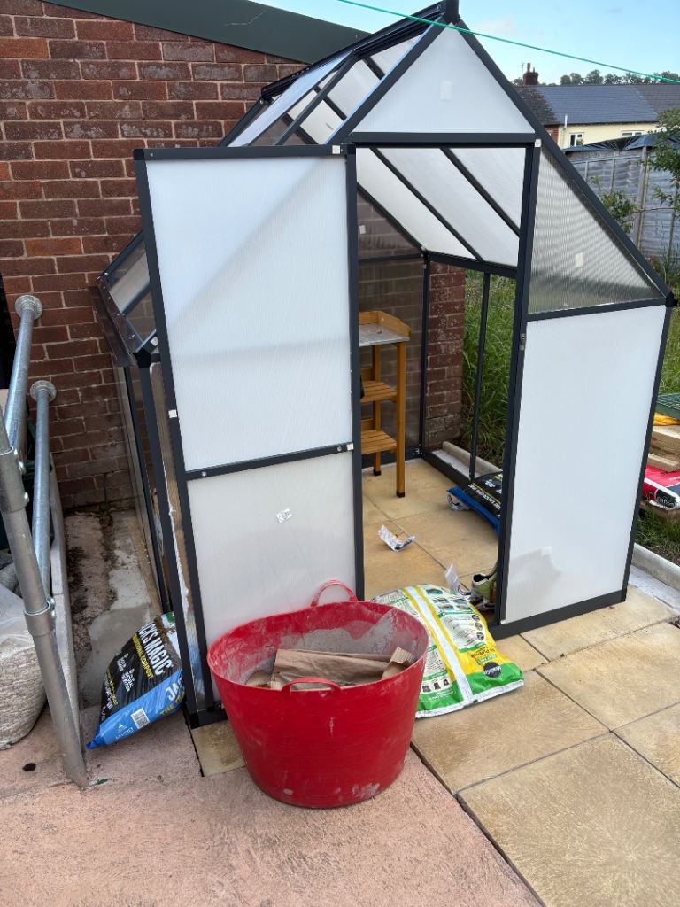 Unused greenhouse as we have now ordered a bigger one 