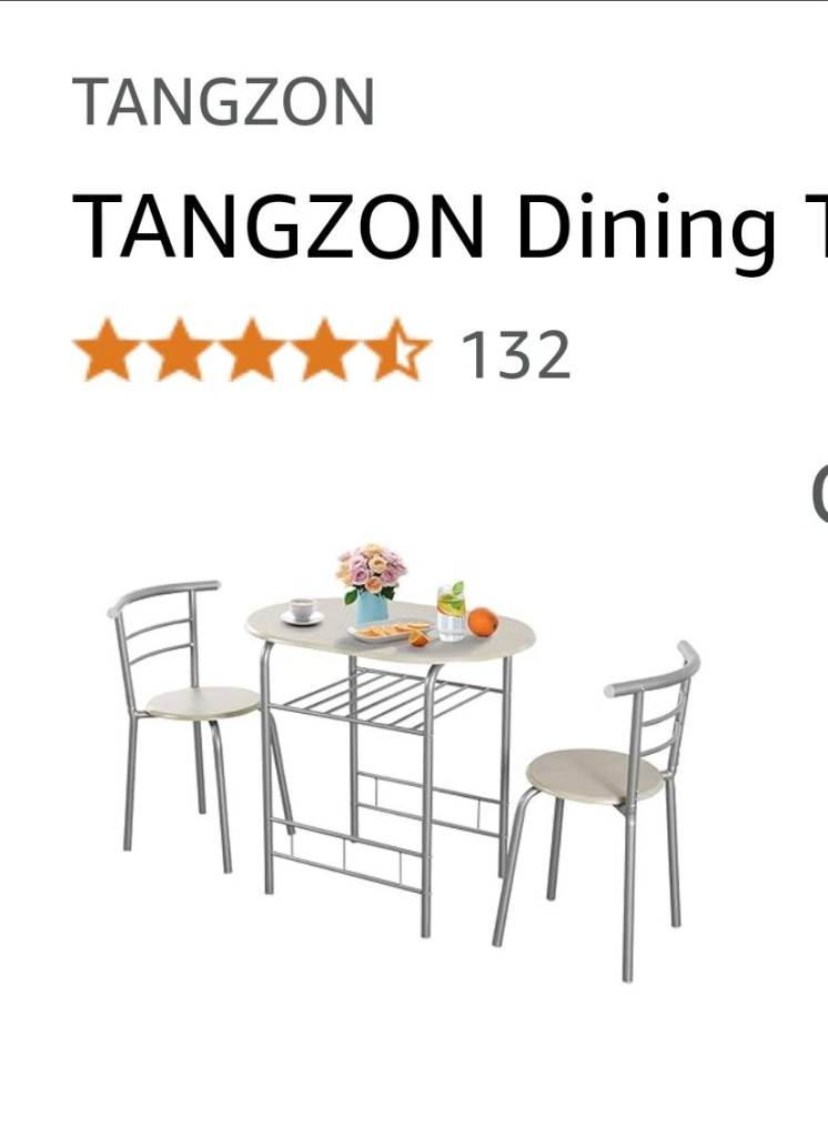 £35 Dining table & chairs